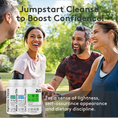Miniatura 5 de Youth & Tonic Desintoxicación de limpieza intestinal para mujeres y hombres - Peso de agua y desintoxicación de colon, limpieza de 15 días