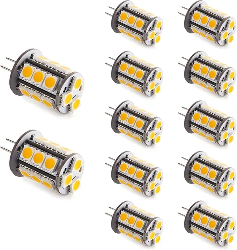 Miniatura 11 de Bombillas LED T3 G4 Bi-pin de 12 VAC/CC, bajo voltaje, 3 W, luz blanca diurna 6000 K para iluminación de paisajes al aire libre, luces de caminos