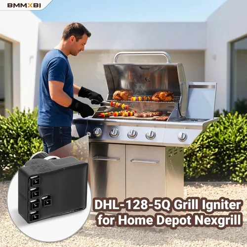Miniatura 7 de Piezas de repuesto para encendedor de parrilla de 5 salidas para Home Depot Nexgrill 720-0830 720-0830H 720-0888N, kit de repuesto de encendedor