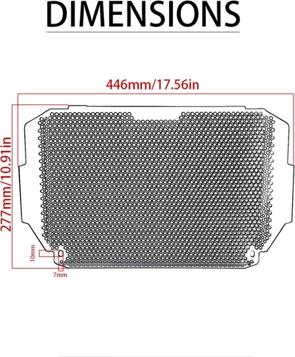 Miniatura 6 de Z900 - Protector de rejilla de radiador de motocicleta de acero inoxidable compatible con Z900 Z 900 2017 2018 2019 2020 2021 2022 2023 2024 (negro)