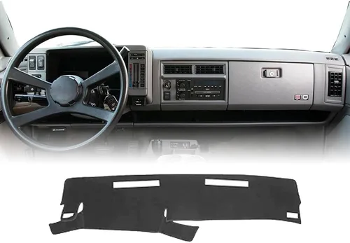Miniatura 20 de Accesorios interiores personalizados para Silverado 1500 2019 2020 2021 2022 cubierta de tablero reduce el deslumbramiento, elimina grietas, rojo