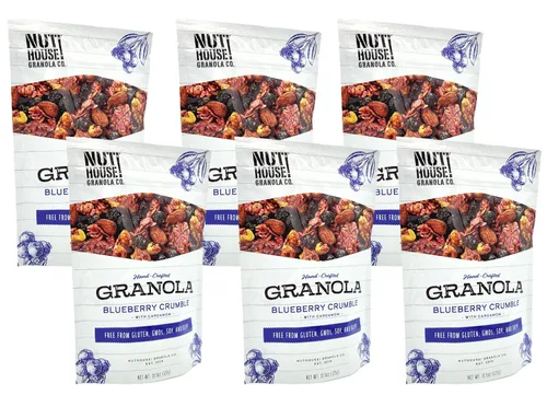 Miniatura 16 de NutHouse! Granola Company - Granola de receta original prémium Certificado sin gluten, sin OMG, Kosher Vegana, sin soja Bolsa de 12 onzas