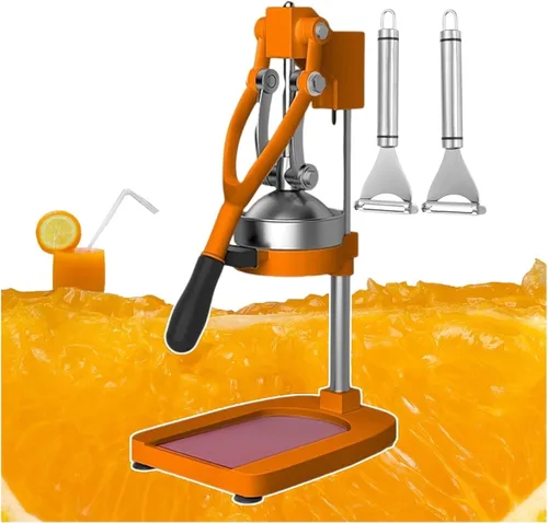 Miniatura 10 de Exprimidor de cítricos de hierro fundido, máquina de exprimidor de prensa manual, exprimidor de frutas y trituradora de mano Extractor de exprimidor