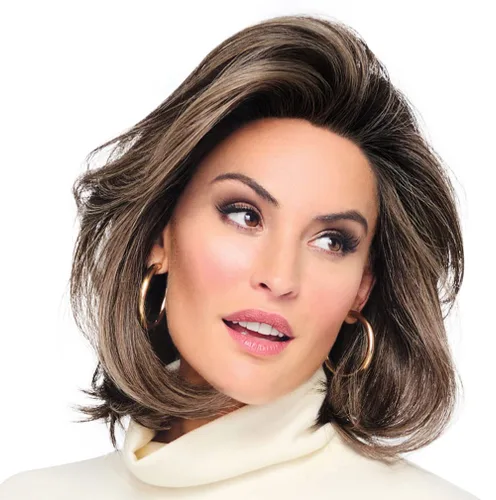 Miniatura 41 de Raquel Welch Flying Solo - Peluca de página para niño, 100% atada a mano por ropa de pelo, gorra pequeña promedio, RL4/10SS Iced Java Java helado