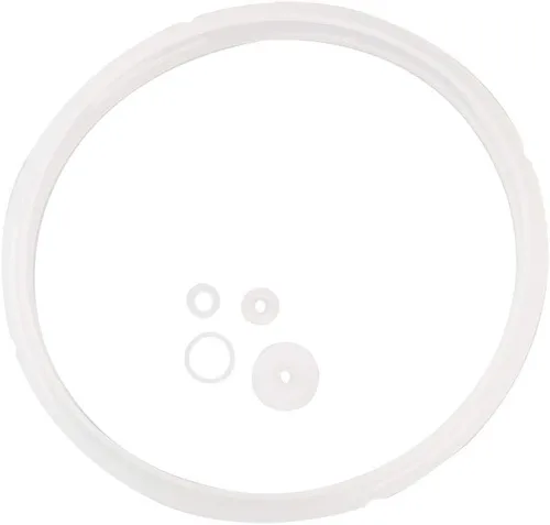 uxcell Anillo de sellado de junta de silicona para ollas a presión universales con accesorio, diámetro interior del anillo de sellado: 6.3 pulgadas,