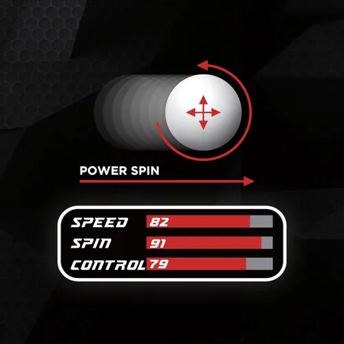 Miniatura 5 de Pala de ping pong con Killer Spin + estuche gratis, raqueta de tenis de mesa profesional para jugadores principiantes y avanzados, mejora tus Rojo
