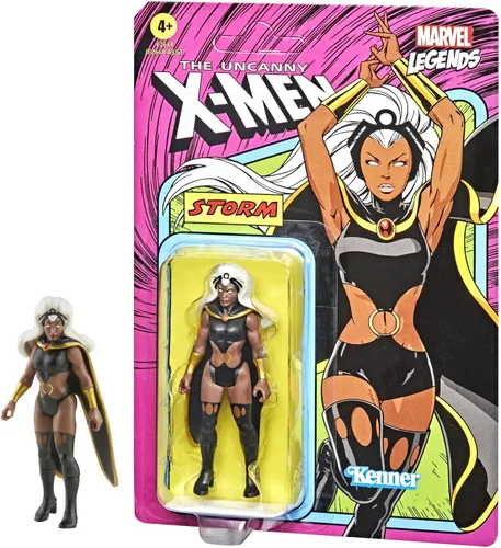 Miniatura 2 de Hasbro Marvel Legends Series 3.75 pulgadas Retro 375 Collection Storm figura de acción de juguete