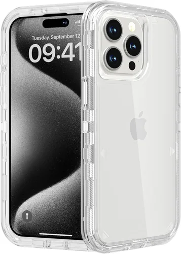 Miniatura 40 de Follaroma para iPhone 11, Funda Resistente a Prueba de Golpes, Protección Anti-Caída, Funda Protectora Transparente de Doble Capa Compatible