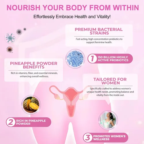 Miniatura 3 de Gomitas femeninas Vital Vaginal Probiotics Source, gomitas de equilibrio femenino premium, gomitas de equilibrio de pH para mujeres, probióticos