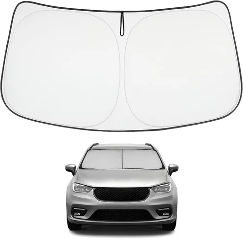 Miniatura 270 de Proadsy Parasol para parabrisas actualizado 2025, ajuste personalizado Dodge RAM 1500 2Dr 2019-2024 2025, 4 capas, plegable, protector de parasol