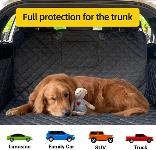 Miniatura 5 de Forro de carga para SUV para perros, funda de asiento de automóvil para mascotas, cubierta de carga impermeable, tapete para asiento de perro