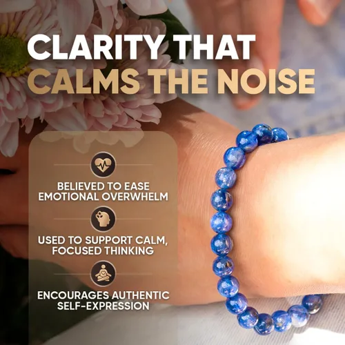 Miniatura 29 de Conscious Items Pulseras espirituales para mujeres y hombres, pulsera de cristal curativo con piedras naturales para meditación, alineación