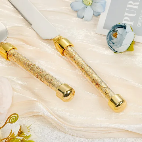 Miniatura 5 de Juego de cuchillo y servidor personalizado para pastel de boda, juego de corte de pastel grabado, elegante juego de cortador de pastel, cuchillo