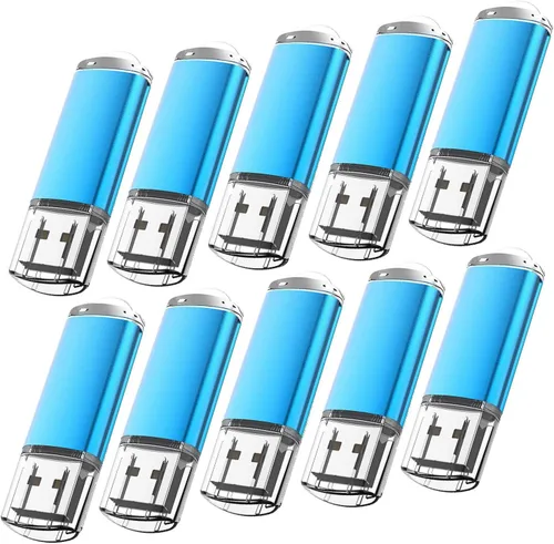 Miniatura 9 de KOOTION Unidades USB a granel de 128 MB, paquete de 100 unidades flash USB 2.0, memorias giratorias (negro, 100 piezas, 128 MB)