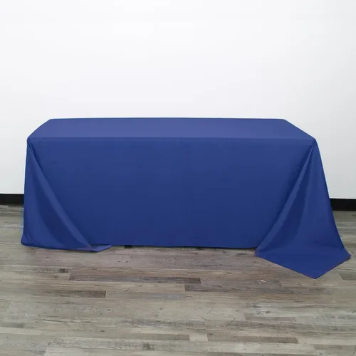 Miniatura 3 de Your Chair Covers - Mantel rectangular de poliéster de 90 x 132 pulgadas - Mantel de boda sin costuras de alta calidad para mesas rectangulares de 6