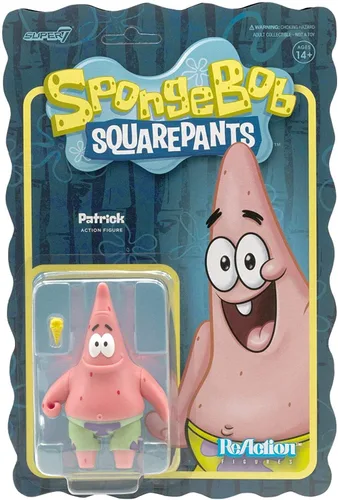 Miniatura 9 de Super7 Bob Esponja Bob Esponja y Patrick BFF - (2 unidades) Figuras de acción de Bob Esponja de 3.75 pulgadas con accesorios, coleccionables