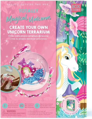 Miniatura 3 de BOX CANDIY Kit de terrario de unicornios totalmente mágicos en caja de recuerdo para hacer y exhibir
