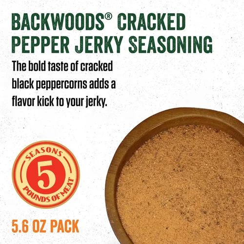 Miniatura 3 de Condimento de pimienta agrietada Backwoods con paquete de curación