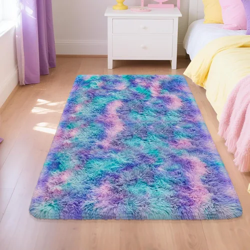 Miniatura 22 de Alfombras de pasillo beige de 2 x 6 pies para dormitorio, sala de estar, alfombra de felpa suave y esponjosa, alfombra de pasillo para pasillos