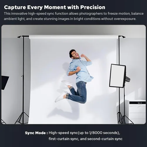Miniatura 8 de Godox AD600BM II - Estroboscópico de flash para exteriores actualizado GN87 600W, 2.4G inalámbrico, sincronización de 1 toque con disparador X3