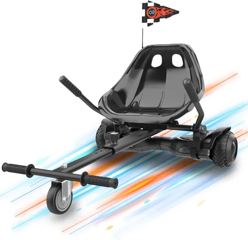 Miniatura 9 de Awwscooter K1 - Accesorio de asiento para scooter de autoequilibrio, marco ajustable para tablas de 6.5"/8"/10", fácil instalación, diversión