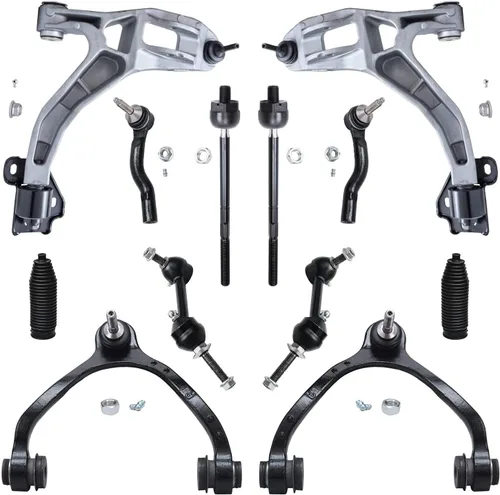 Miniatura 43 de Detroit Axle - Kit de extremo delantero para Ford 1998-2001 Explorer Mercury Mountaineer, 4 barras estabilizadoras delanteras y traseras, 2 brazos