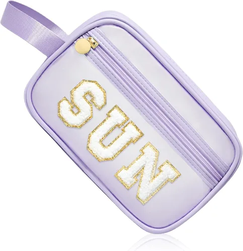 Miniatura 7 de COSHAYSOO Bolsas transparentes para aperitivos, bolsa de viaje para mujeres y niñas, lindas vacaciones de verano, playa, piscina, día del lago