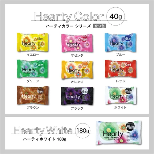 Miniatura 5 de Padico Hearty - Arcilla de modelado súper ligera, 6.35 oz, color blanco (importación de Japón)