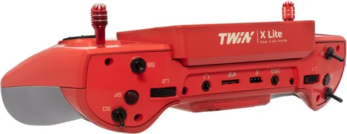 Miniatura 4 de FrSky Twin X-Lite Transmisor Dual 2.4G Sistema de radio (rojo)