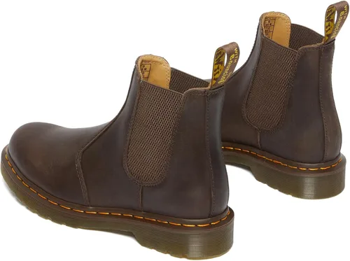 Miniatura 4 de Dr. Martens Botas Chelsea unisex, color marrón oscuro, Crazy Horse, 12 US para hombre