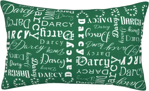 Miniatura 10 de Funda de almohada con nombre personalizado para cama, sofá, 14 x 20 pulgadas, funda de almohada con texto para mamá, niños, amantes, fundas de cojín