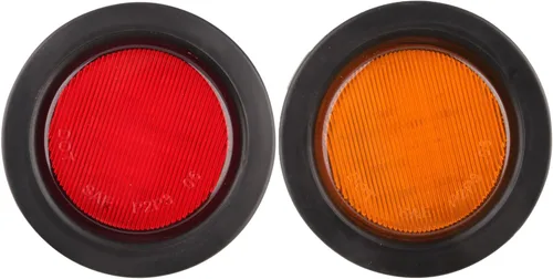 Miniatura 2 de Luces marcadoras LED redondas para remolque de 2.5 pulgadas, 8 ámbar + 8 rojas, luces marcadoras laterales de separación LED redondas de 2.5