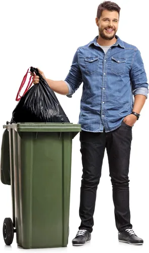 Miniatura 4 de Reli. Bolsas de basura de 39 galones con cordón (100 unidades) bolsas de basura grandes con cordón de 39 galones, capacidad de 39 galones, hojas
