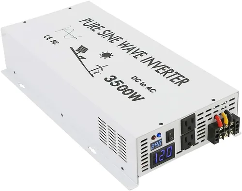 Miniatura 8 de WZRELB Inversor de corriente solar pura de onda sinusoidal 500w 24v DC a 120v AC 60hz