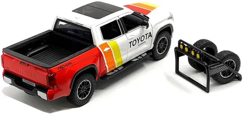 Miniatura 2 de Toyota Tundra TRD 4x4 Off Road - Camión modelo fundido a escala 1:24 (blanco)