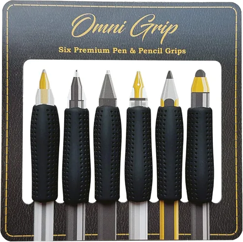Miniatura 8 de Omni Grip - Paquete de 6 agarres cómodos de primera calidad, perfectos para Apple Pencil, Apple Pencil 2, lápices ópticos, bolígrafos y lápices