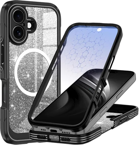 Miniatura 32 de Hekodonk Funda para iPhone 15 Pro Max, compatible con Magsafe [protector de pantalla de vidrio templado integrado y protección de lente de cámara]
