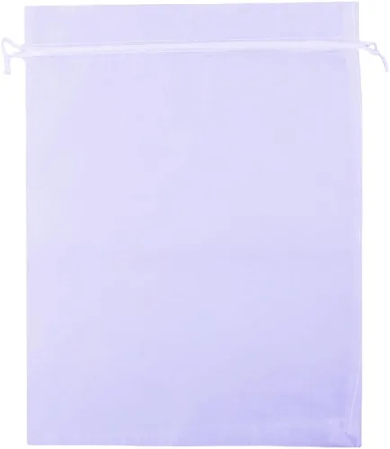 Miniatura 16 de 8 x 12 pulgadas 100 piezas bolsas con cordón de tela de organza bolsa de regalo de joyería bolsa de caramelo favores de boda B231 (azul bebé)