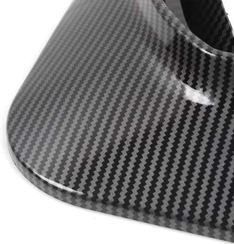Miniatura 7 de Tesla Model 3 - Juego de 4 guardabarros sin perforación, protectores contra salpicaduras color negro, para Tesla Model 3 2017-2023 (fibra de carbono)