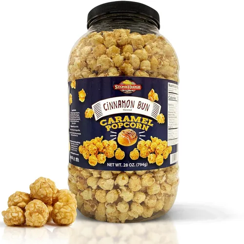 Miniatura 9 de StoneHedge Farms Palomitas de maíz gourmet de caramelo - Deliciosamente antiguas de 32 onzas. ¡Bañera alta! - Fabricado en los Estados Unidos