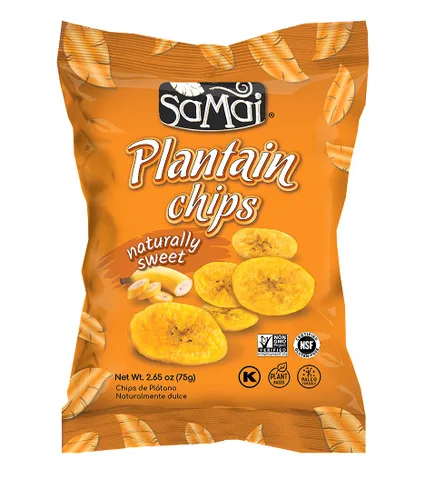 Miniatura 12 de SAMAI Chips de plátano de chile de 2.65 onzas, paquete de 15 unidades, totalmente naturales, sin OMG, sin gluten y Kosher