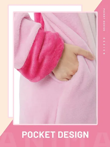 Miniatura 5 de QSTYLE Disfraz de animal para adultos, disfraz de Halloween, traje de cosplay de una pieza para mujeres y hombres