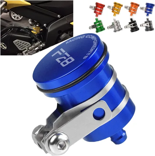 Miniatura 2 de Tapa protectora para Yamaha FZ8 FZ 8 2011 2012 2013 2014 2015 universal motocicleta depósito de líquido de freno trasero depósito de embrague tanque