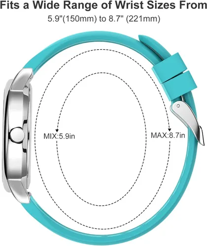 Miniatura 5 de GOLDEN HOUR Reloj de enfermera impermeable para profesionales médicos, estudiantes, mujeres y hombres, esfera luminosa de fácil lectura, 24 horas