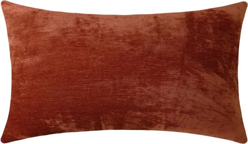 Miniatura 50 de Jeneoo - Fundas de almohada decorativas rojas brillantes de chenilla suave, fundas de cojín cómodas y sólidas para sofá de sala de estar