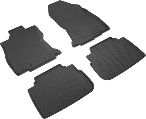 Miniatura 32 de KIWI MASTER Alfombrillas para Honda Civic 2016-2021, ajuste personalizado para todo tipo de clima, revestimientos de suelo de TPE resistentes, 2