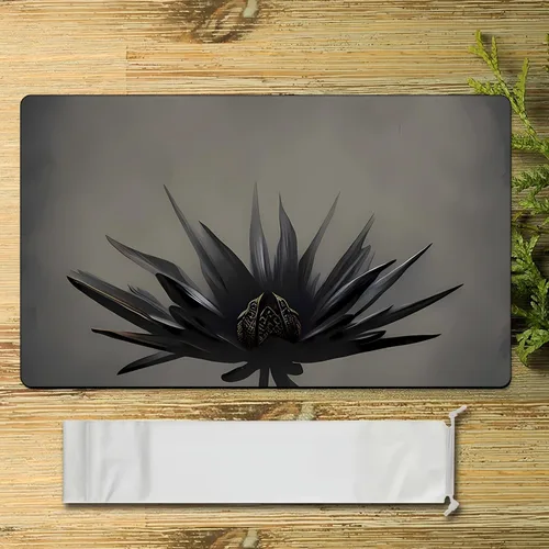 Miniatura 2 de Fantasy Black Lotus TCG - Tapete de juego de 24 x 14 pulgadas, tapete de juego para MTG DTCG CCG RPG Trading Card Game Mats superficie lisa juego