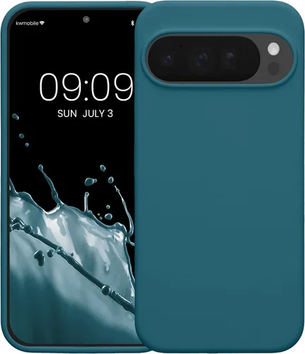 Miniatura 48 de kwmobile Funda Compatible con Google Pixel 6 Pro - Funda de teléfono de silicona TPU con acabado suave - Azul Arrecife