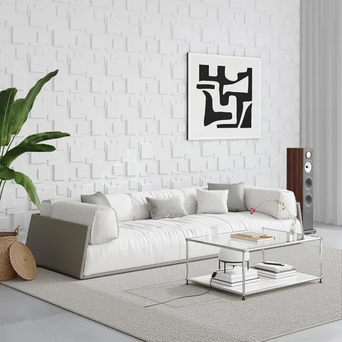 Miniatura 6 de Art3d Paneles de pared 3D de PVC blanco - 32 pies cuadrados de elegante decoración de pared para espacios domésticos y comerciales