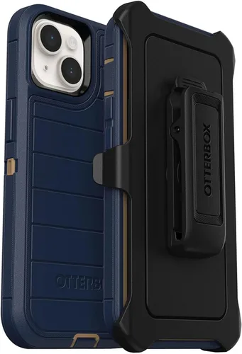 Miniatura 7 de Funda OtterBox Defender Series Edición Sin Pantalla para iPhone 14 e iPhone 13 (Solamente) - Clip de Funda Incluido - Protección de Defensa Negro